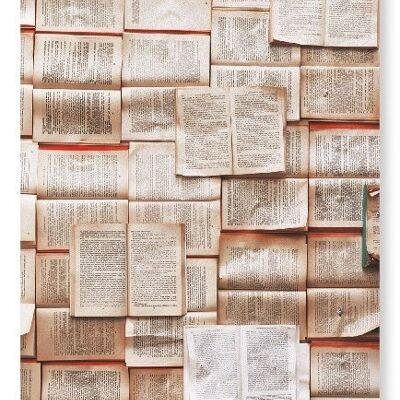 PAGES OF BOOKS Art Print
