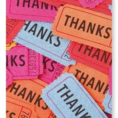 CINEMA TICKETS OF THANKS Art Print