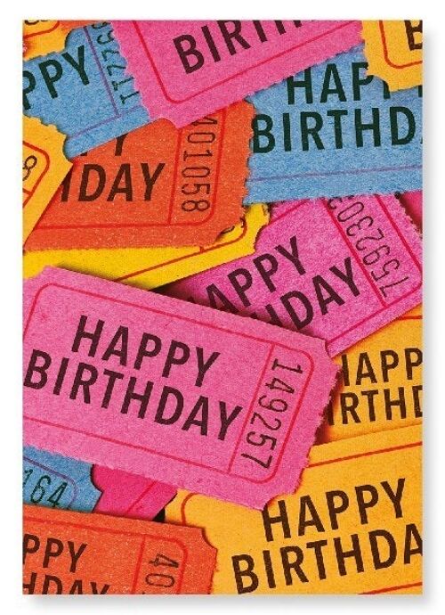 TICKETS OF BIRTHDAY WISHES Art Print