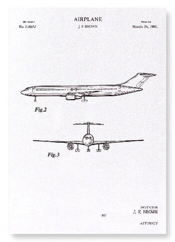 BREVET D'AVION 1981 Impression artistique 1