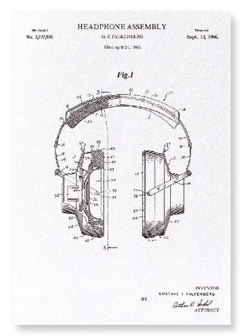 BREVET DE CASQUE 1966 Impression artistique 2