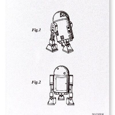 PATENT VON R2-D2 1979 Kunstdruck