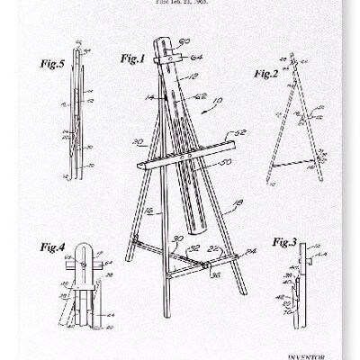 BREVETTO DI CAVALLETTO 1967 Stampa artistica