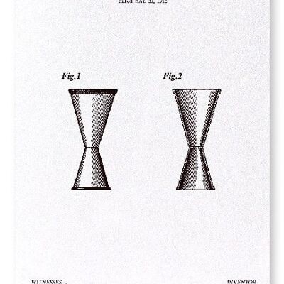 PATENT VON JIGGER 1893 Kunstdruck