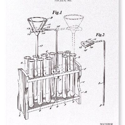 PATENT OF FILTERING APPARATUS 1936  Art Print