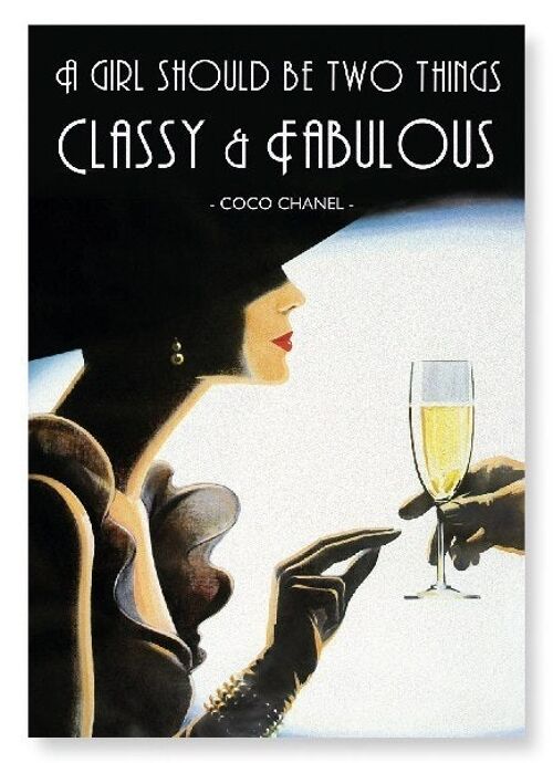 CLASSY AND FABULOUS Art Print