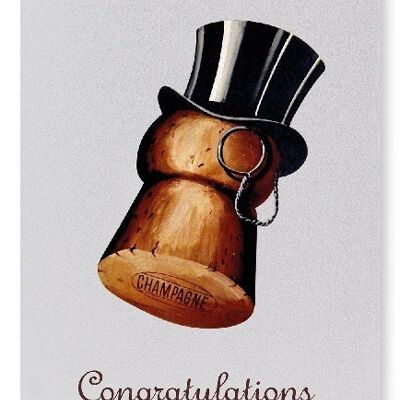 CONGRATULAZIONI TOP HAT Stampa artistica