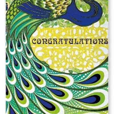 CONGRATULATIONS PEACOCK Art Print