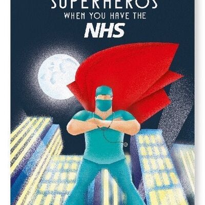 NHS-SUPERHERO-Kunstdruck