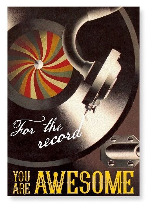 FOR THE RECORD Art Print