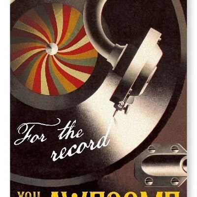 FOR THE RECORD Art Print