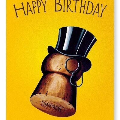 BIRTHDAY TOP HAT Art Print