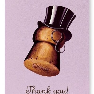 THANK YOU TOP HAT Art Print