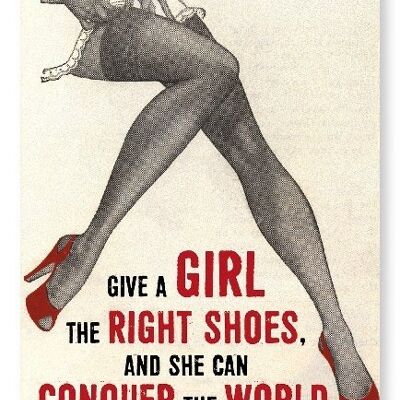 GIRLS AND SHOES Art Print