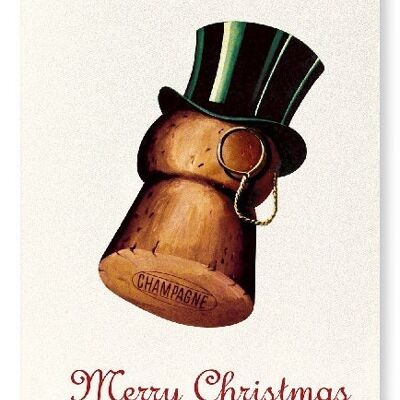 CHRISTMAS TOP HAT Art Print