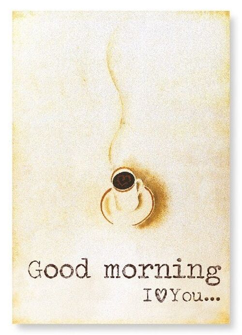 MORNING COFFEE Art Print
