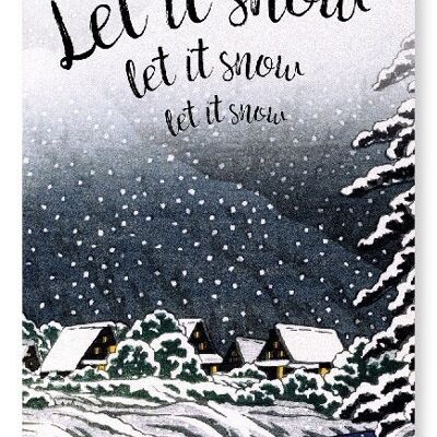 LET IT SNOW Art Print