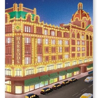 HARRODS AT NIGHT Art Print