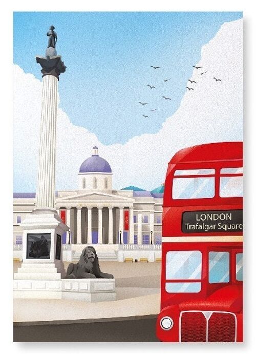 NATIONAL GALLERY AND BUS Art Print