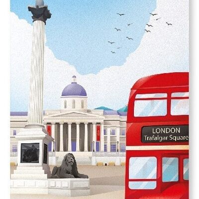 NATIONAL GALLERY AND BUS Art Print
