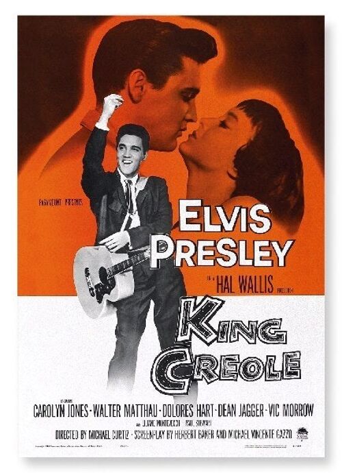 KING CREOLE 1958  Art Print