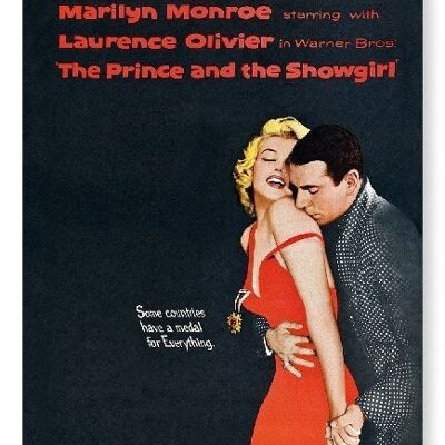 IL PRINCIPE E LA SHOWGIRL 1957 Stampa artistica