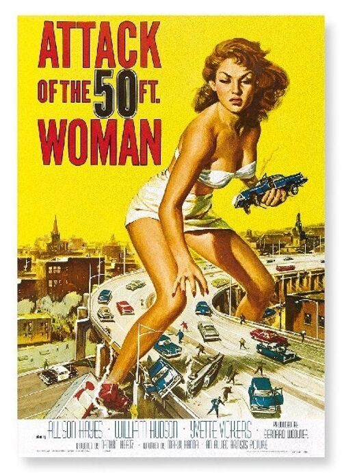 ATTACK OF THE 50 FT. WOMAN 1958  Art Print