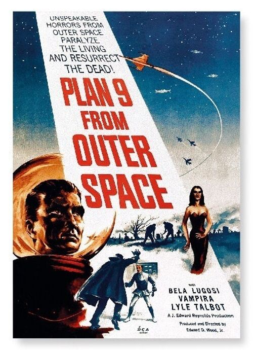 PLAN 9 FROM OUTER SPACE 1959  Art Print