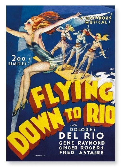 FLYING DOWN TO RIO 1933  Art Print