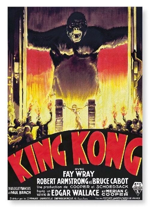 KING KONG 1933  Art Print