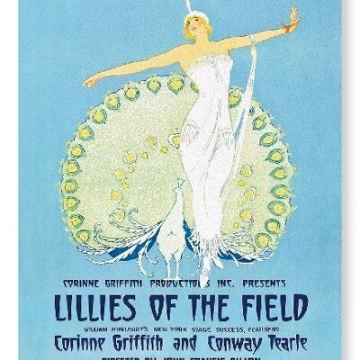LILIES OF THE FIELD 1924  Art Print