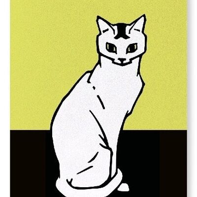 SITTING CAT 1917  Art Print