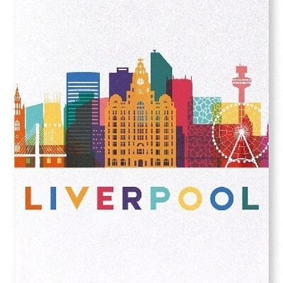 LIVERPOOL EN COULEURS Impression artistique