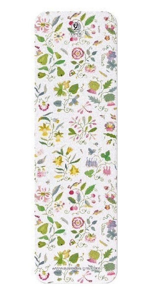 TUDOR EMBROIDERY OF NATURE ON WHITE 17TH C.  Bookmark