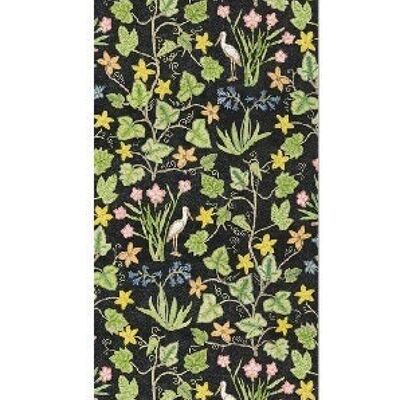 IVY AND FLOWERS ON BLACK 16TH C.  Bookmark
