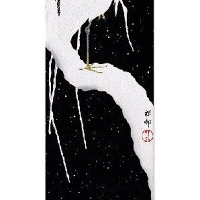 EGRET IN WINTER Japanese Bookmark