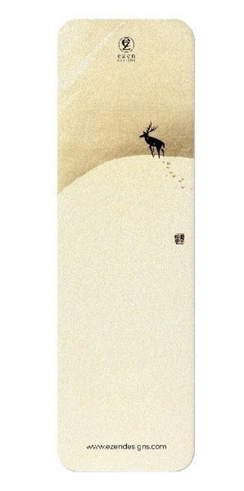 DEER ON MOUNTAIN Japanese Bookmark