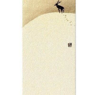 DEER ON MOUNTAIN Japanese Bookmark