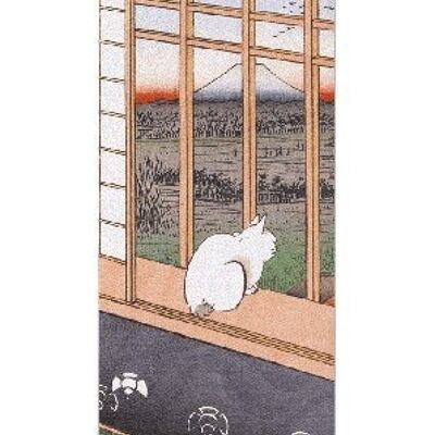 ASAKUSA RICE FIELDS CAT Marque-page japonais