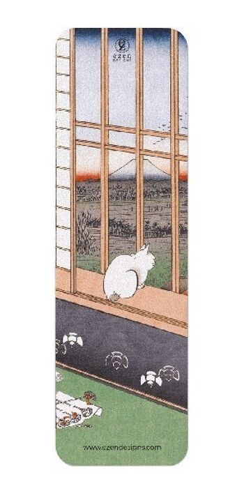 ASAKUSA RICE FIELDS CAT Marque-page japonais 1