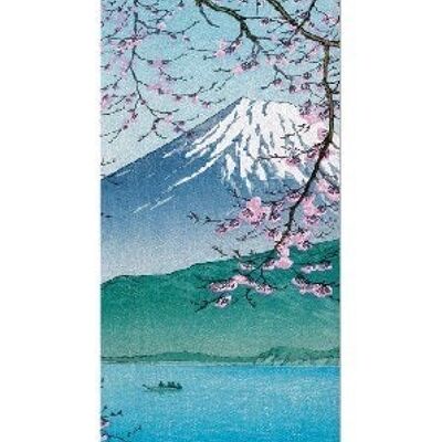 Marcapáginas japonés MONTE FUJI EN PRIMAVERA