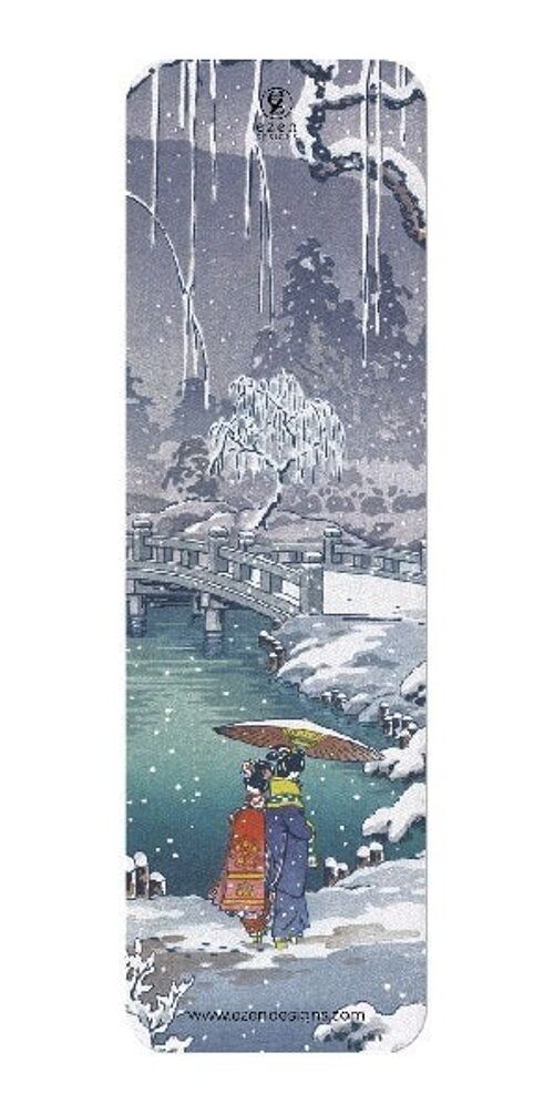 WINTER WILLOWS Japanese Bookmark