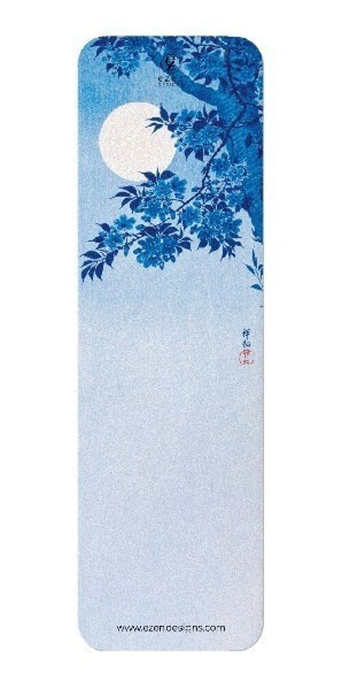 CHERRY BLOSSOMS IN THE MOON Japanese Bookmark