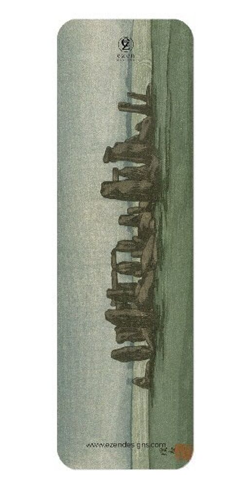 STONEHENGE MOONLIGHT C.1918  Japanese Bookmark