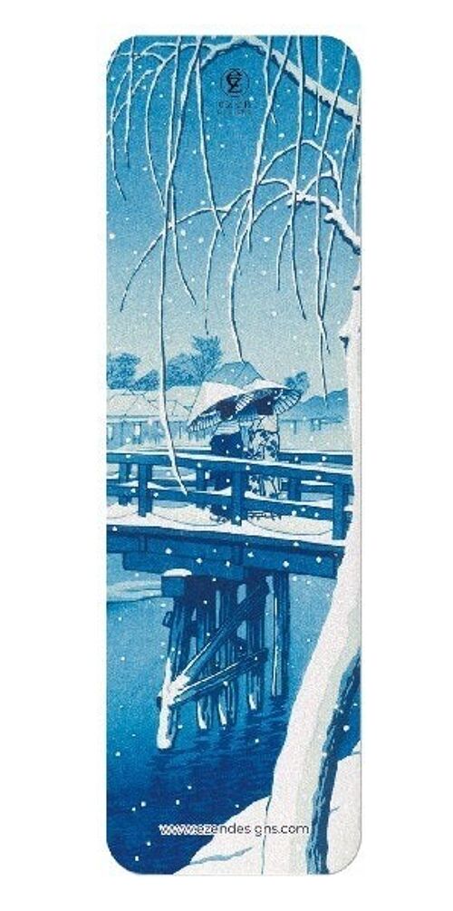 BRIDGE OVER EDO RIVER Japanese Bookmark
