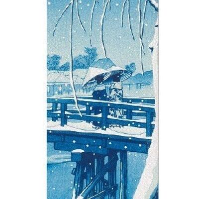 BRIDGE OVER EDO RIVER Japanese Bookmark