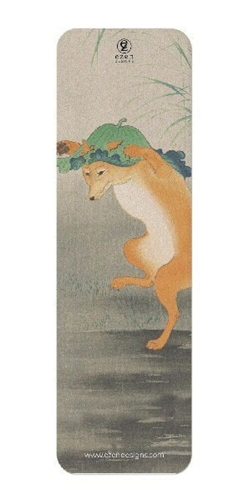 DANCING FOX Japanese Bookmark