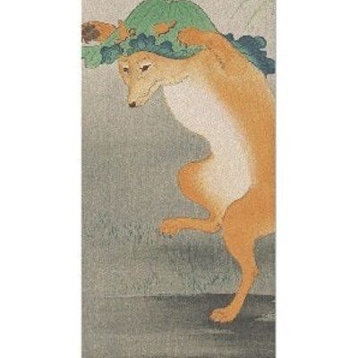 DANCING FOX Japanisches Lesezeichen