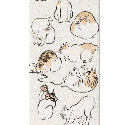 CATS C.1890  WHITE Japanese Bookmark