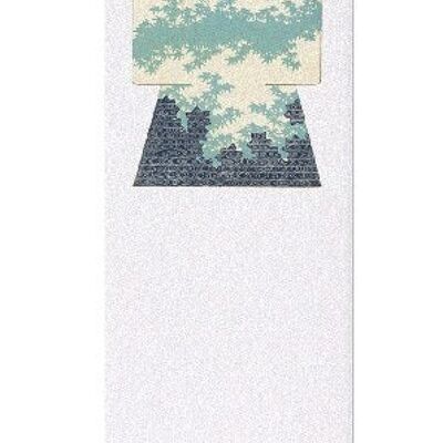 KIMONO OF MAPLE LEAVES 1899  Japanese Bookmark